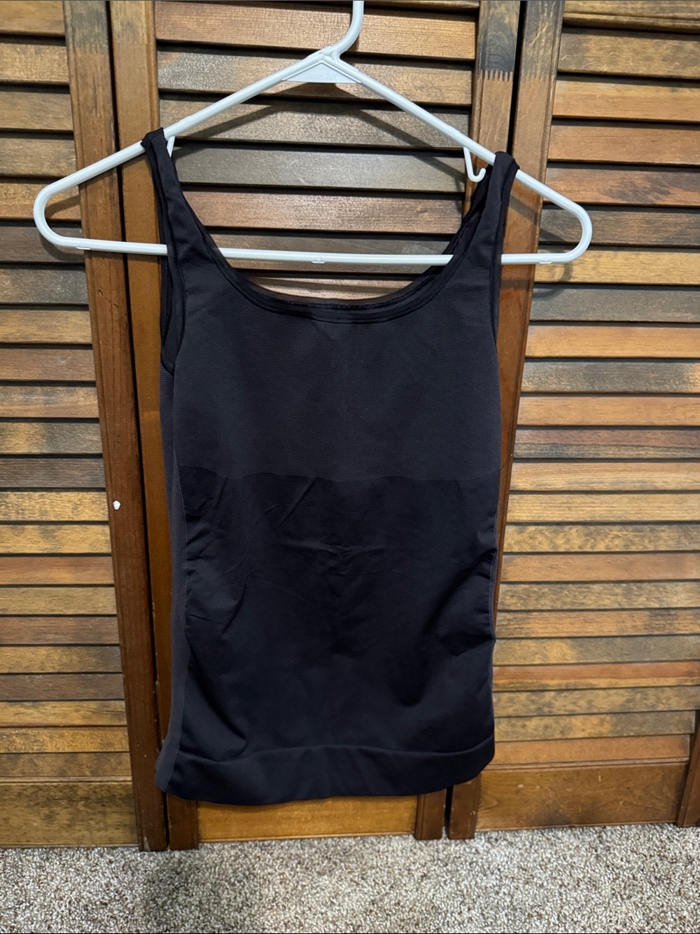Bali Black Scoop Neck Tank Top